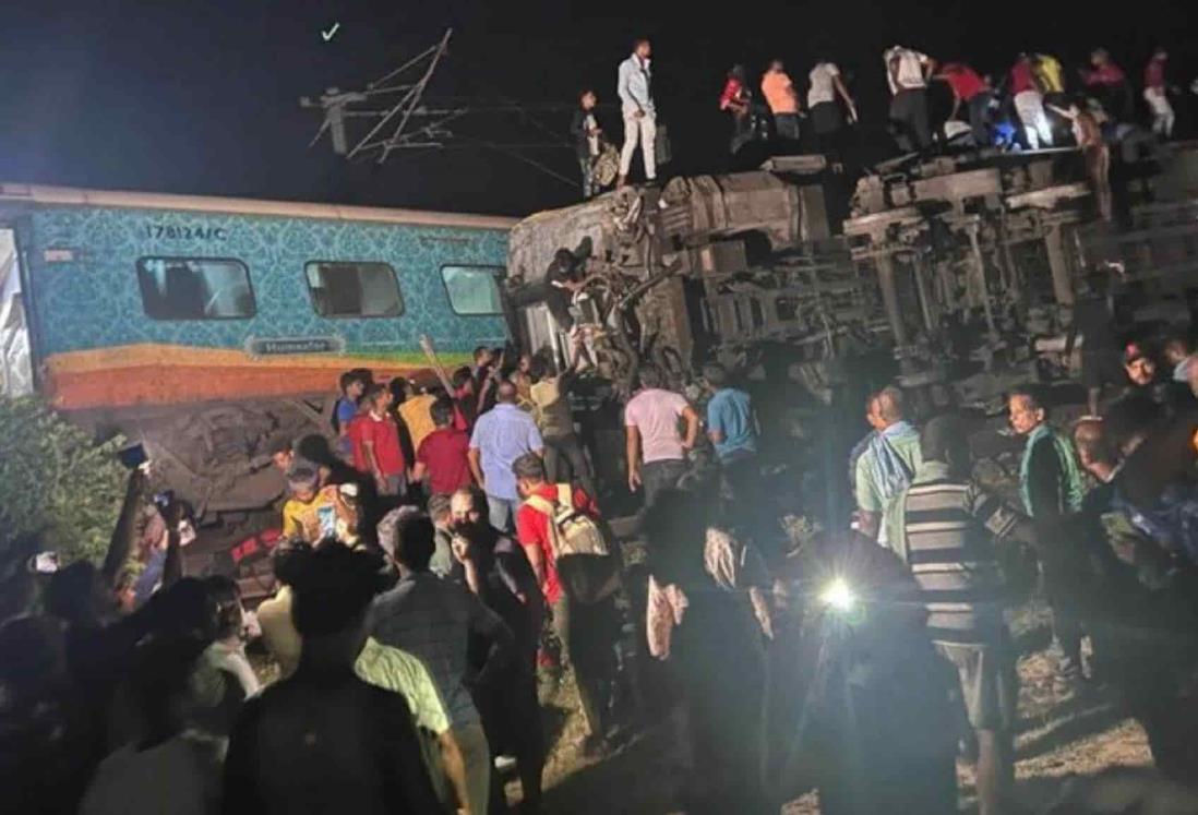 Choque de trenes en la India deja más de 200 muertos(+Video)