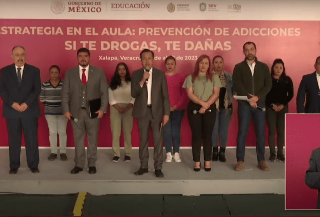 Veracruz inicia campaña “Si Te Drogas Te Dañas” en secundarias y preparatorias