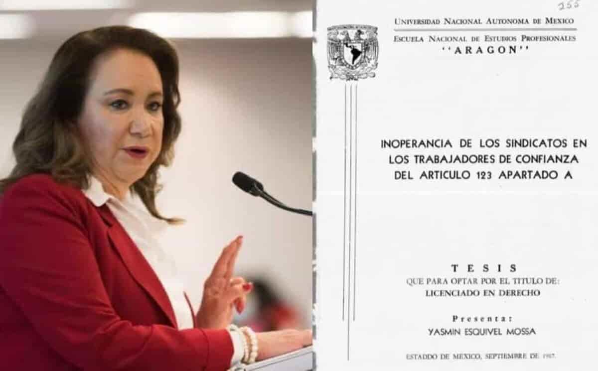 UNAM otorgaría a ministra Yasmín Esquivel derecho de defender su tesis al ser acusada de presunto plagio