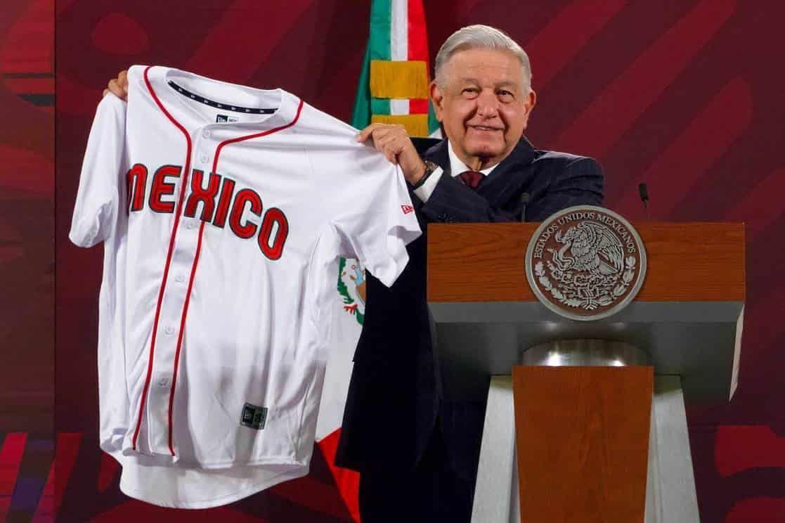 AMLO invita al pueblo mexicano a ver la novena mexicana previo a Clásico Mundial de Béisbol