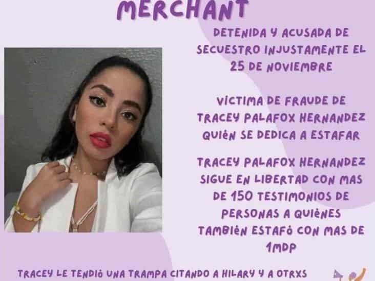 Liberan Hilary Merchant, tras ser detenida por denunciar fraude en el sur de Veracruz