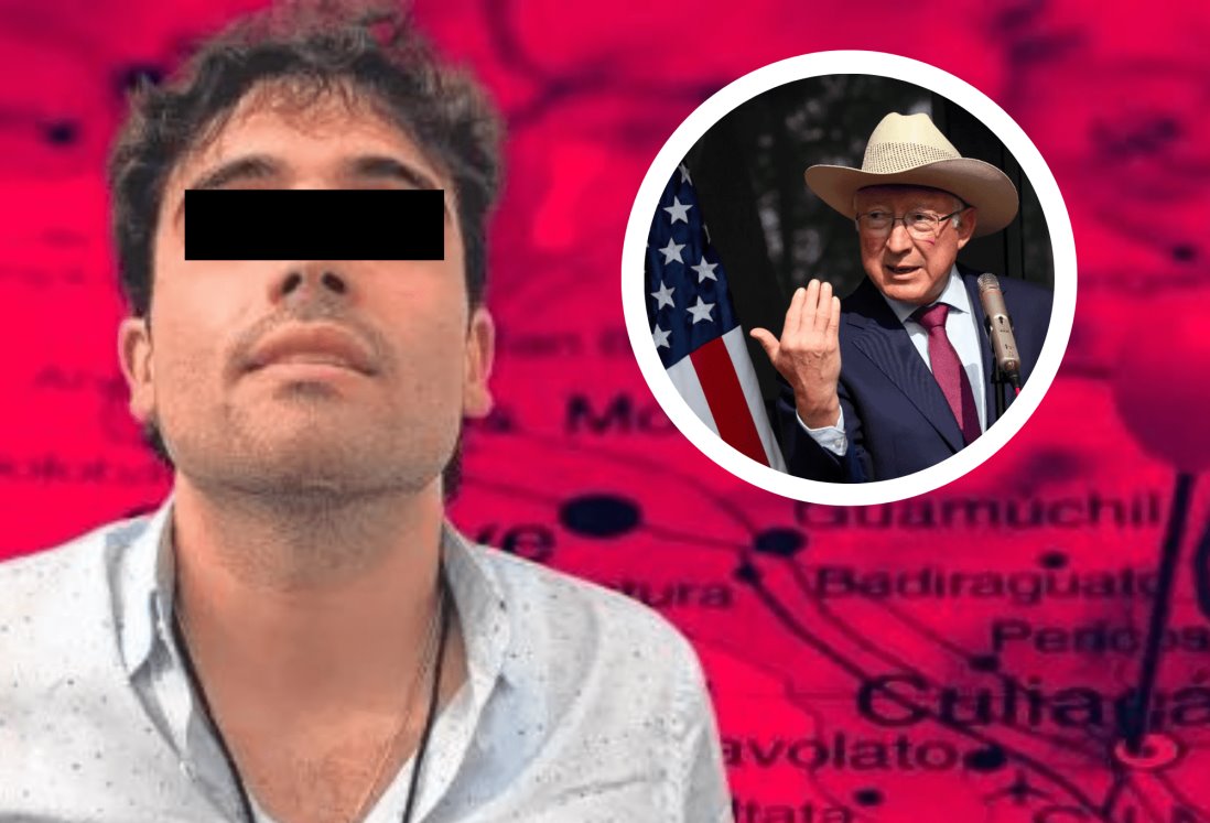 Exige embajador de Estados Unidos en México extradición de Ovidio N, hijo de “El Chapo” Guzmán