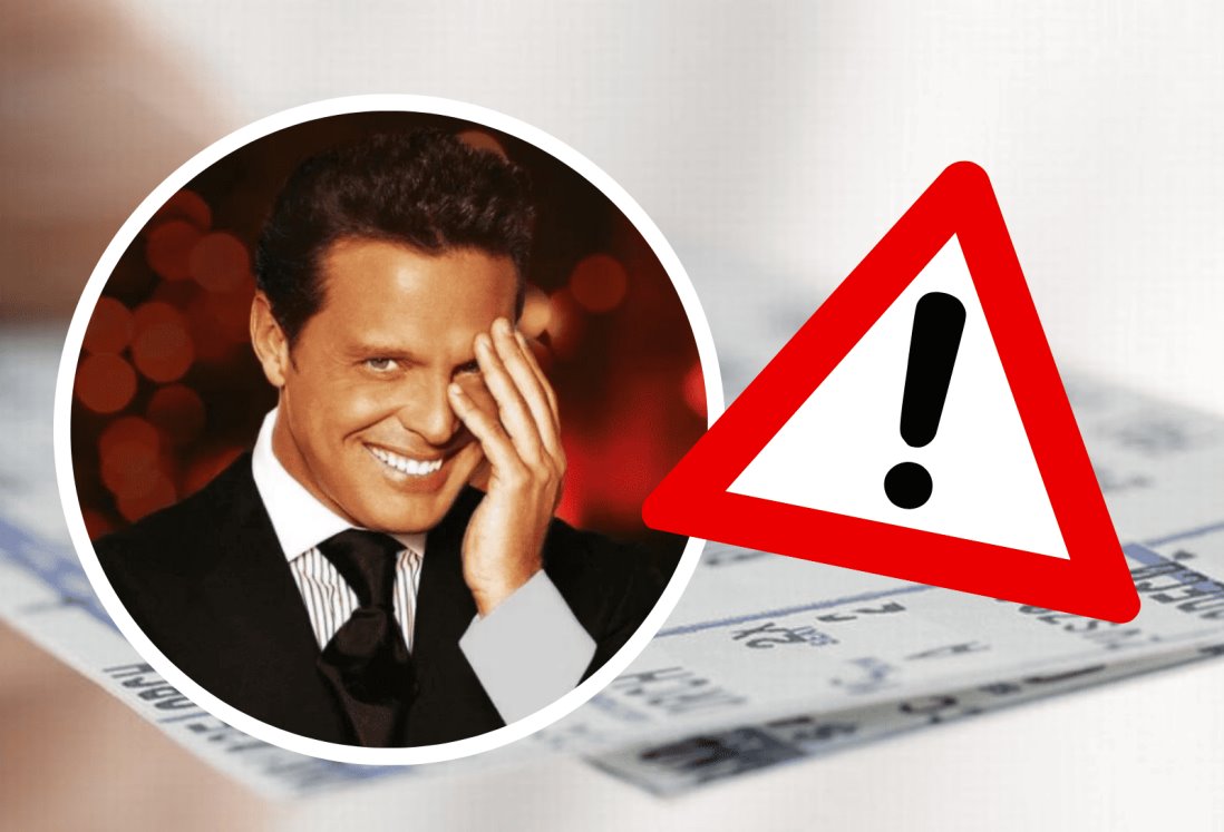 ¡Atención! Alertan por venta de boletos falsos para ver a Luis Miguel en concierto