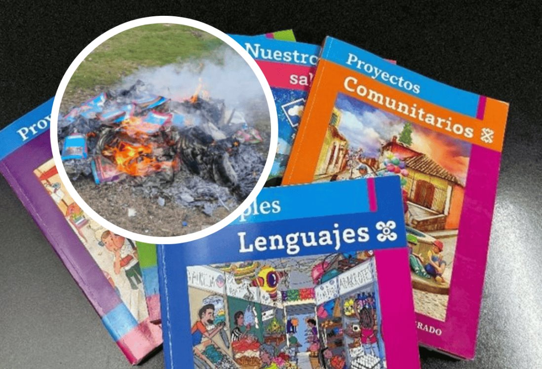 “Son del diablo”; Indígenas tzotziles queman libros de la SEP en Chiapas