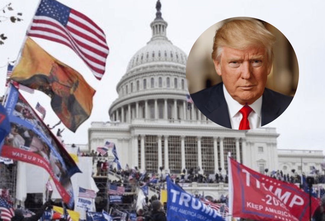 Solicita EU imputación de Donald Trump por disturbios en el Capitolio en 2021