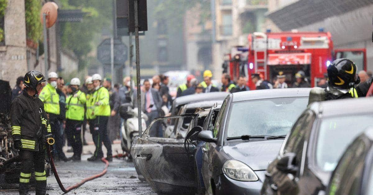 Explosión en el centro de Milán deja al menos 4 heridos (+Video)