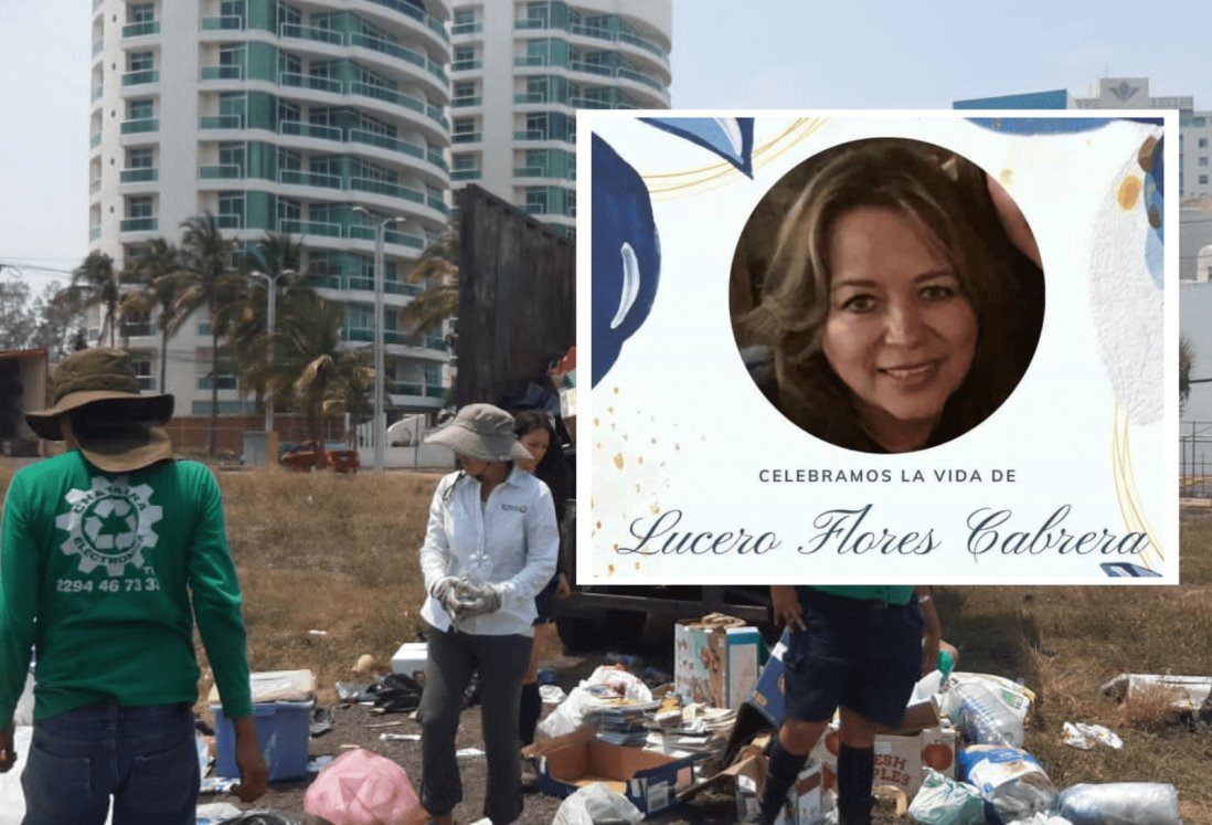 Rinden homenaje a Lucero Flores, fundadora de Reciclemos y Ayudemos en Veracruz