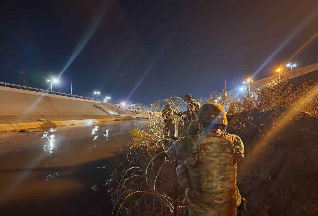 Despliegan más de 400 soldados en frontera de Texas con Ciudad Juárez