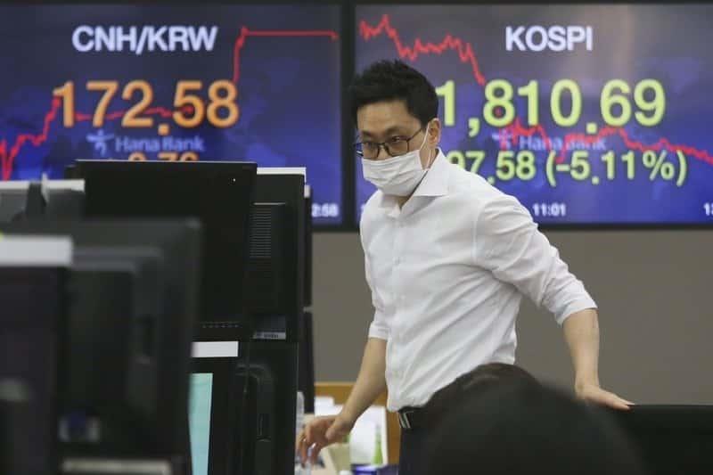 Se desploman las bolsas en Asia tras caída de Wall Street