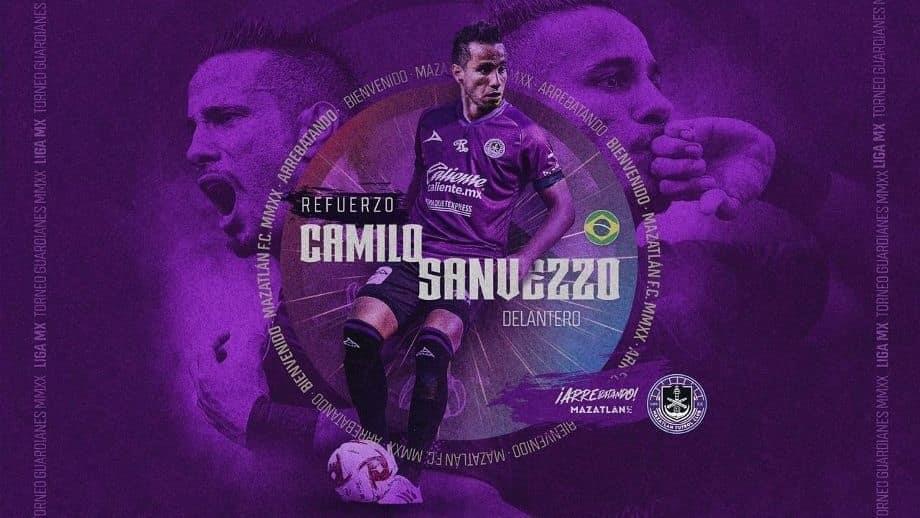Oficial: Camilo Sanvezzo llegó como refuerzo a Mazatlán FC