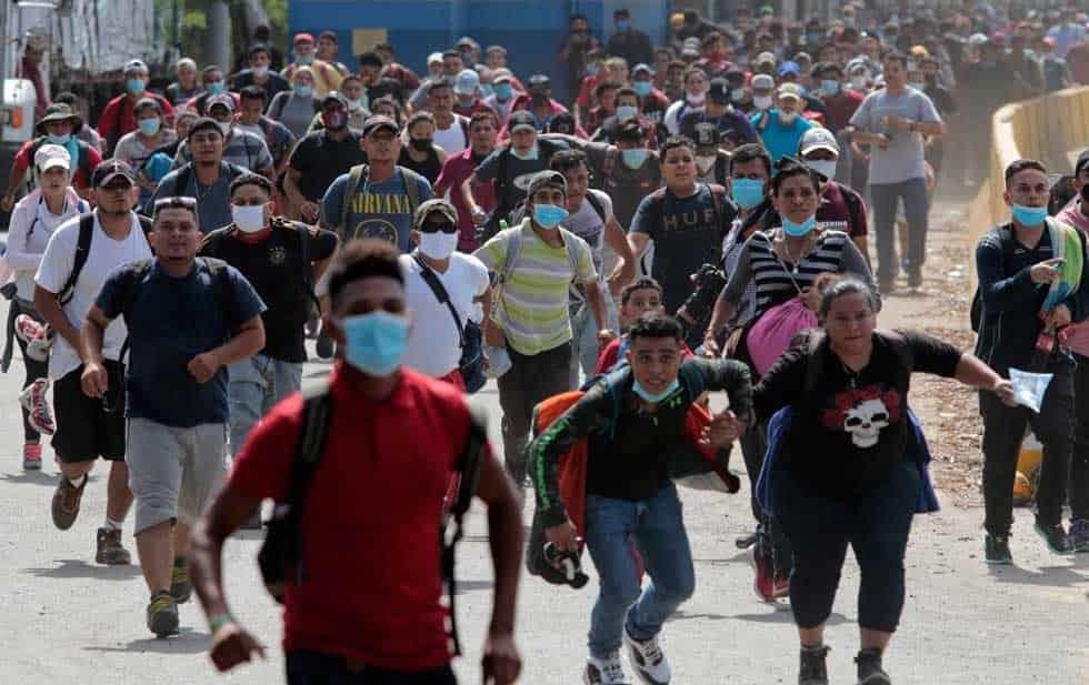 Trabaja México en conjunto para atención de caravana migrante