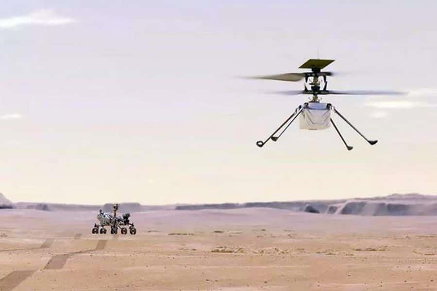 Helicóptero de la NASA hace historia al volar sobre Marte