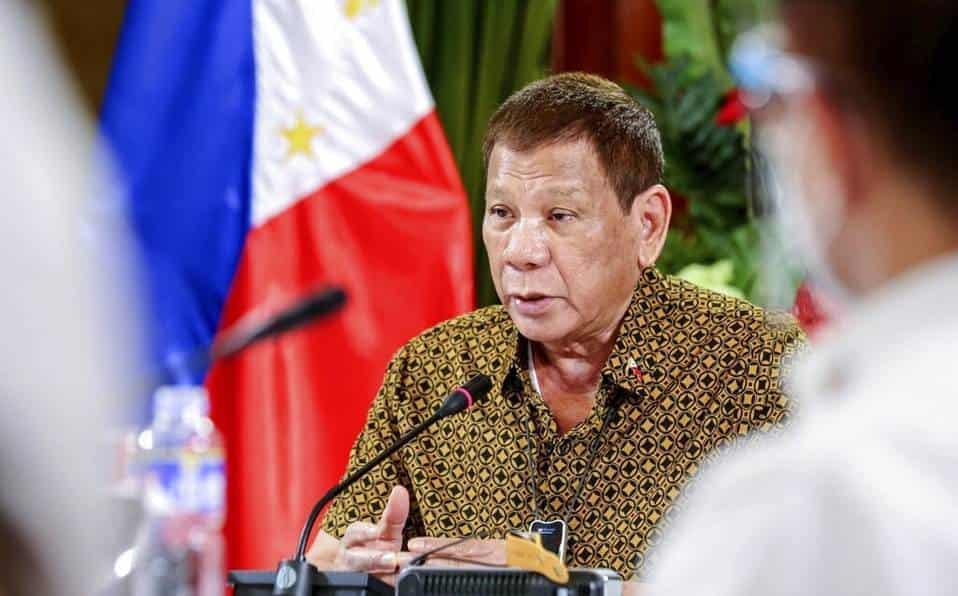 Presidente de Filipinas ordena detener a quienes no usen bien el cubrebocas
