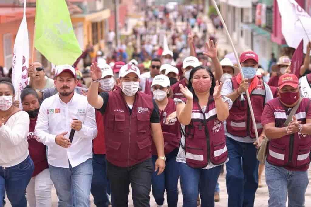 Operó Cazarín triunfos de Morena en municipios de Veracruz