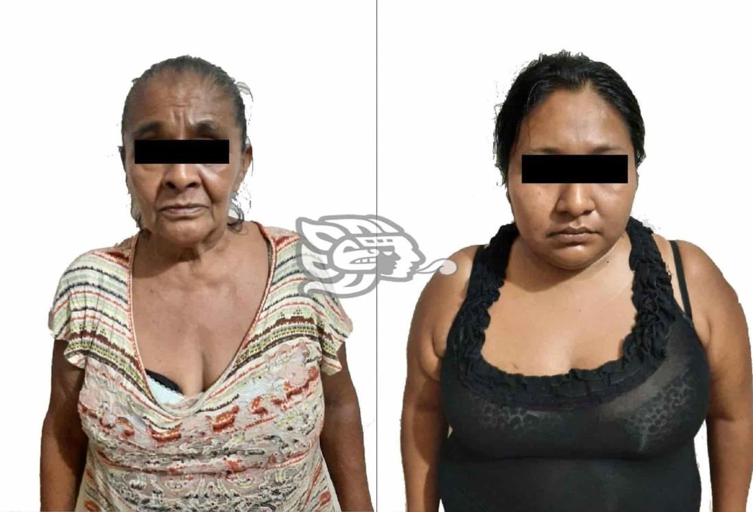 Prisión preventiva a madre e hija por secuestro de menor en Playa Vicente