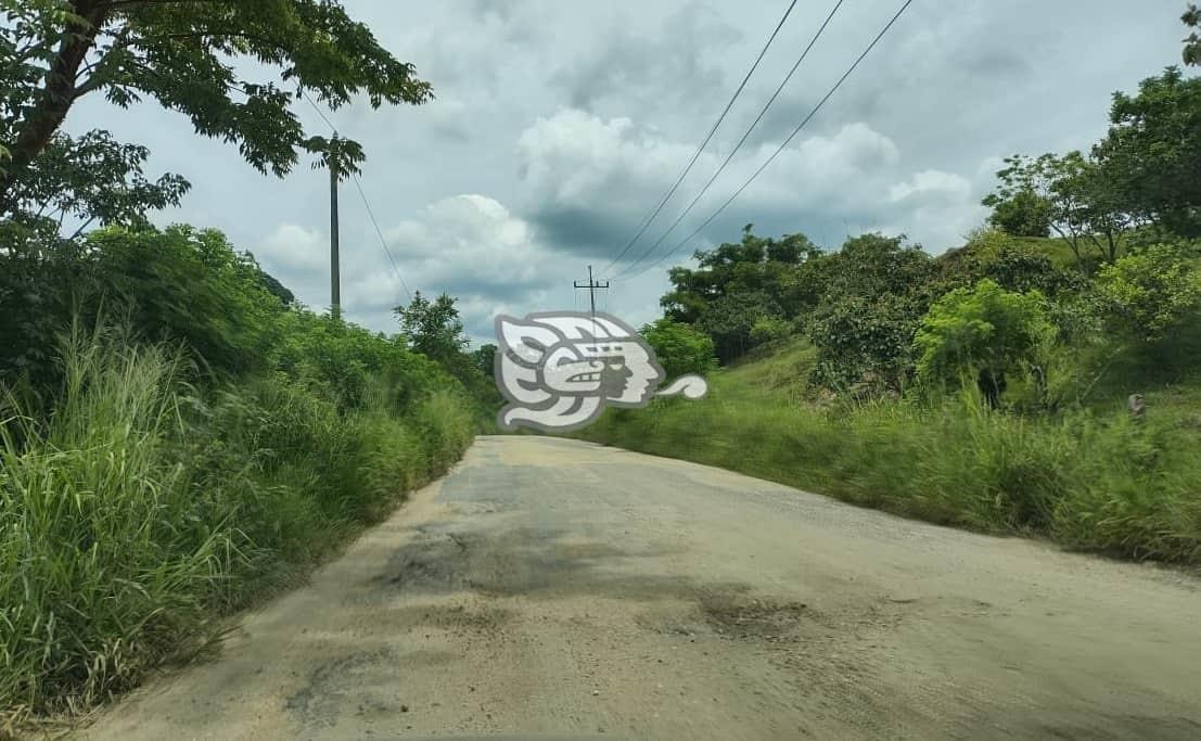 Empeoran condiciones del tramo carretero Moloacán-Las Choapas