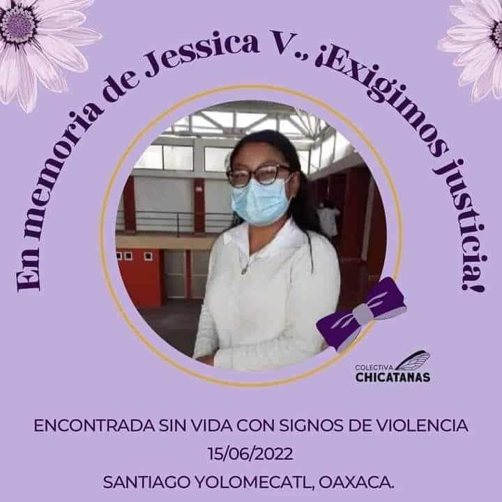 Hallan el cuerpo sin vida de Jessica en remolque de camioneta en Oaxaca