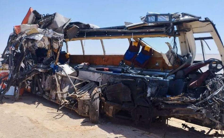 Accidente de autobús en Egipto deja al menos 23 muertos y 30 heridos