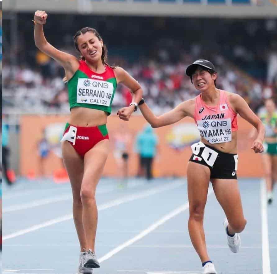 Mexicana Karla Ximena Serrano gana oro en Mundial de Atletismo