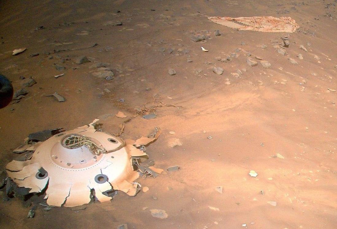 En Marte, habrían ya 7 toneladas de basura humana