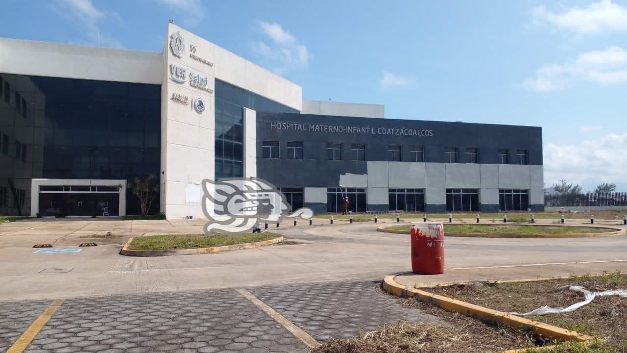 Preparan el Hospital Materno Infantil para la llegada de AMLO al sur de Veracruz