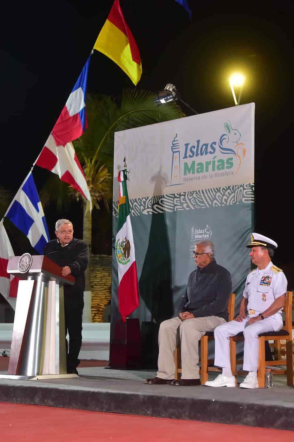 AMLO inaugura Centro Turístico Islas Marías, en Nayarit