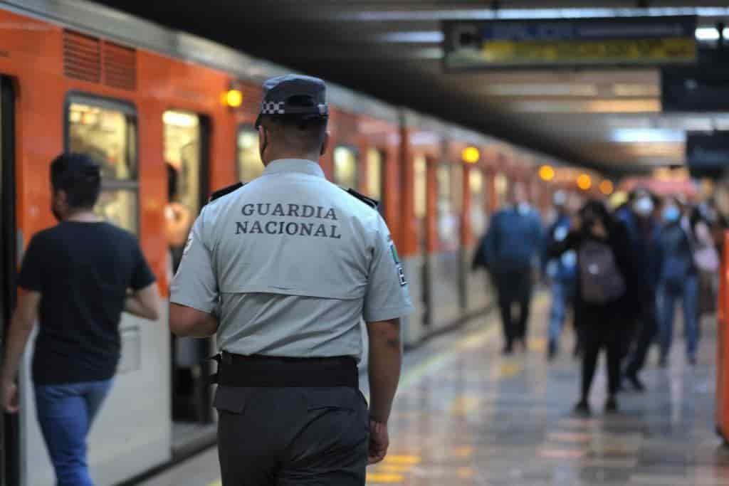 Se instalan en el metro de la CDMX más de 6 mil elementos de la Guardia Nacional para vigilancia