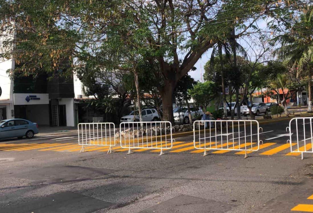 ¡Atención! cierre vial en Veracruz por trabajos de mantenimiento urbano