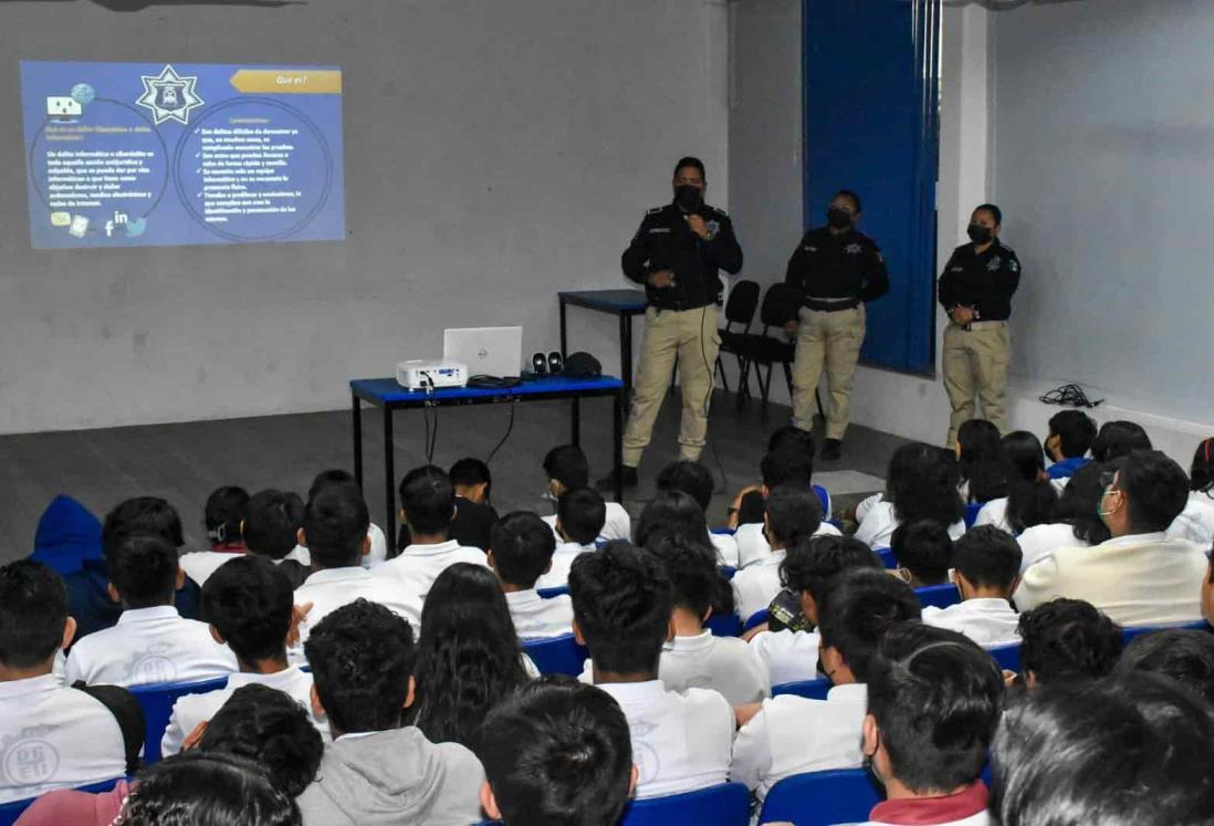 Promueven cultura de seguridad entre estudiantes en el sur de Veracruz