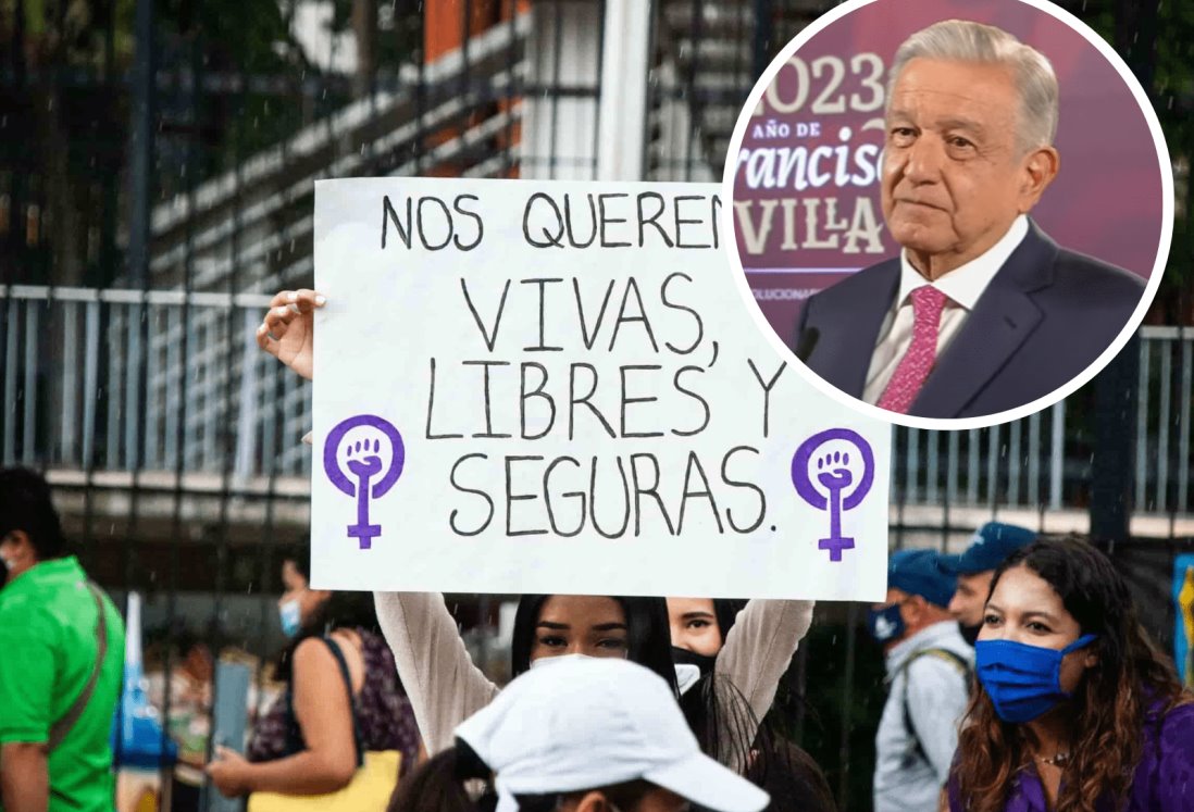 AMLO pide que marcha del Día de la Mujer sea pacífica
