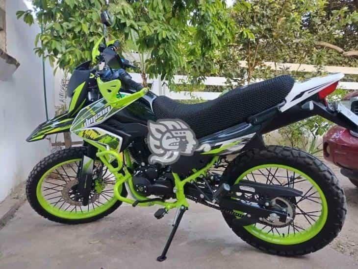 Roban motocicleta recién salidita de la agencia, en Veracruz