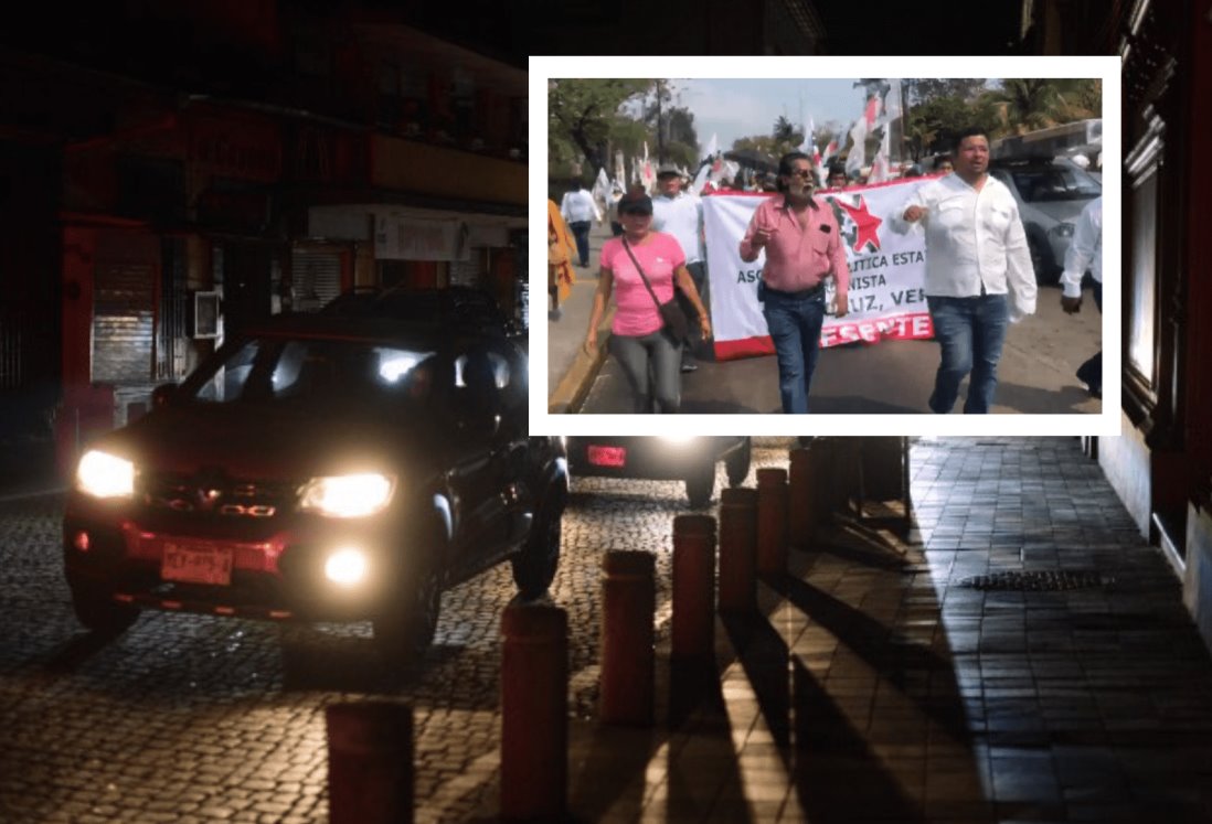 Ciudadanos salen a protestar por constantes apagones en Veracruz y Boca del Río