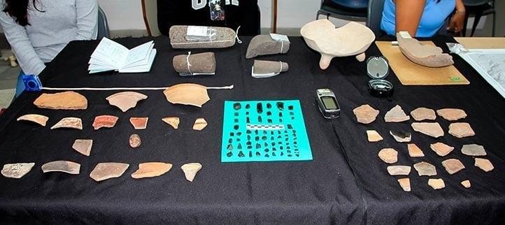 Estudiantes de la UV encuentran vestigios arqueológicos en Actopan