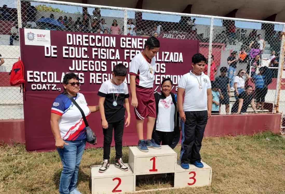 Jóvenes dominan el Regional de atletismo en el Sur de Veracruz