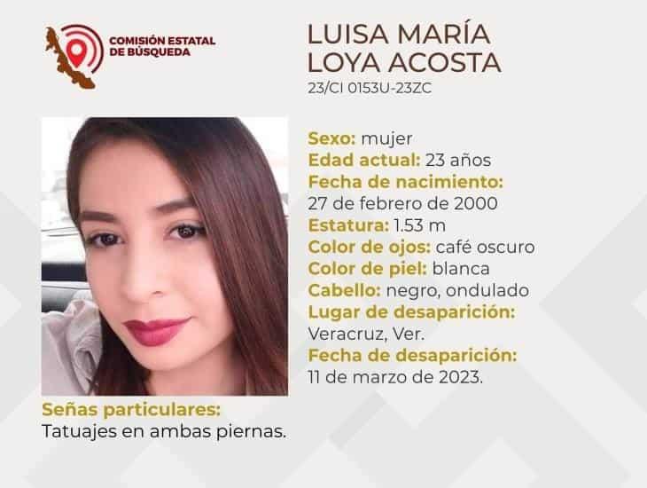 Luisa desapareció en calles de Veracruz; familiares piden ayuda para localizarla