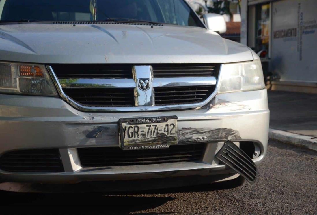 Aparatoso accidente en el fraccionamiento Reforma, en Veracruz