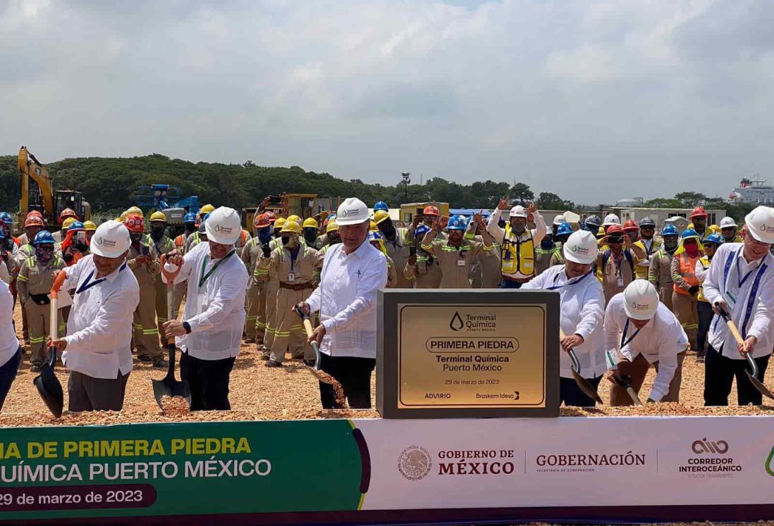 Generará 2 mil empleos nueva Terminal Química del sur de Veracruz