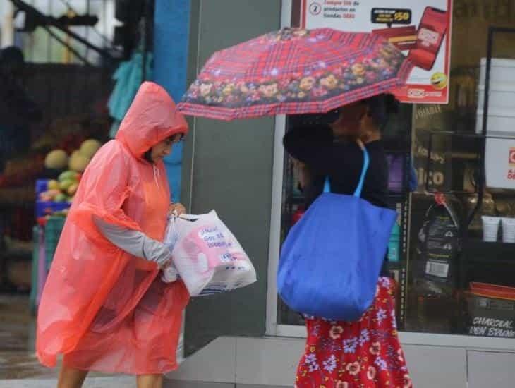 Potencial de lluvias con actividad eléctrica seguirá este domingo para Veracruz