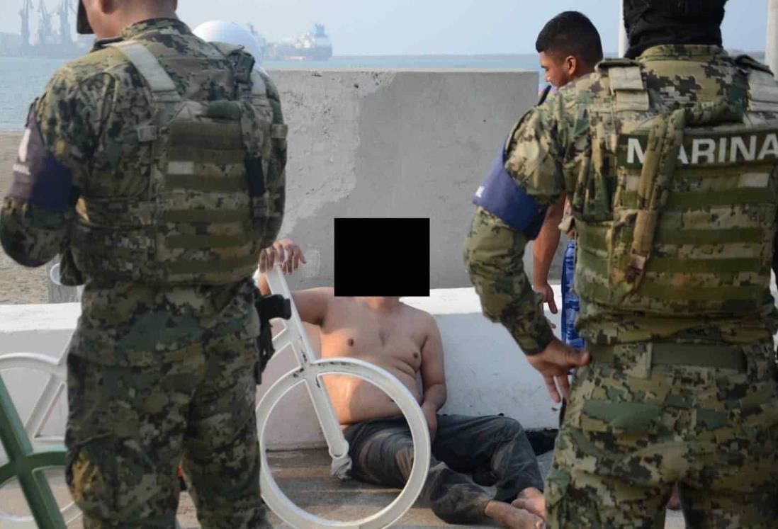 Rescatan a hombre del mar en playa Regatas; estaba bajo influjos del alcohol(+Video)