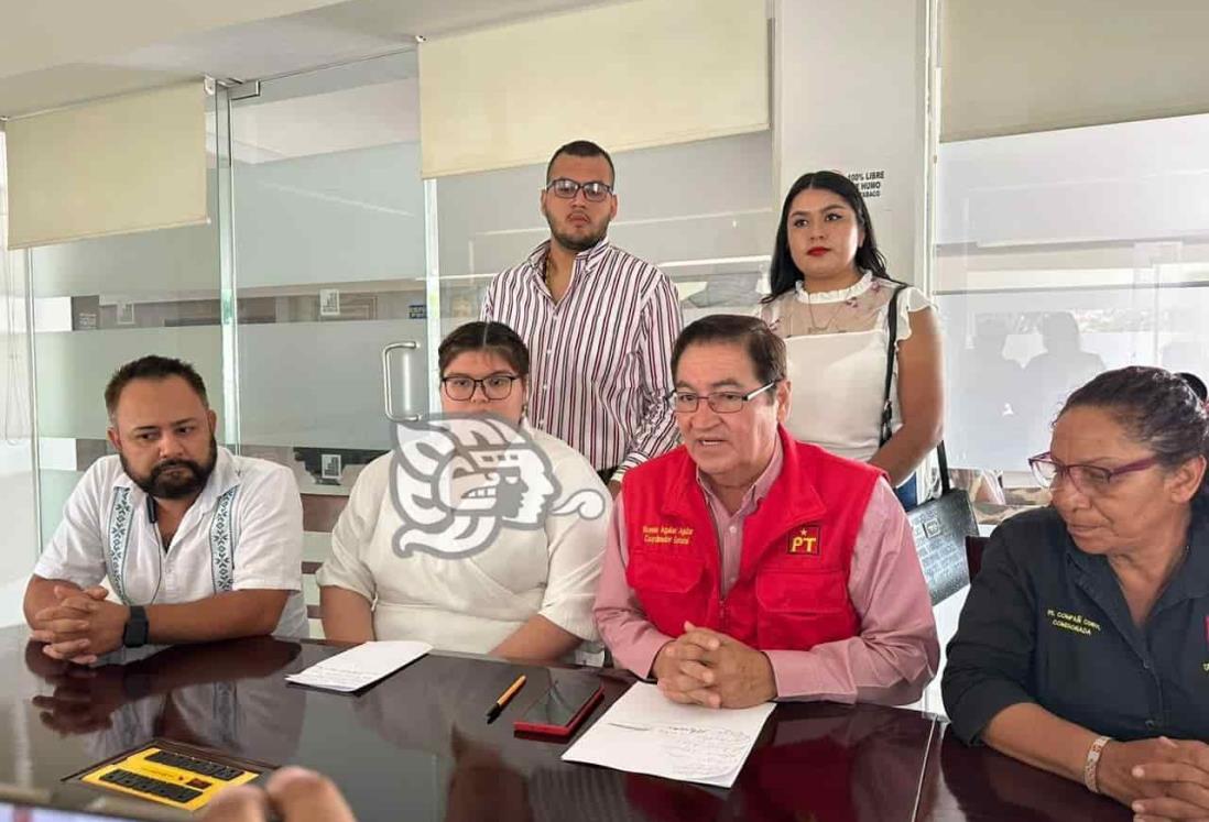 Continúa reestructura de comités del PT en Veracruz