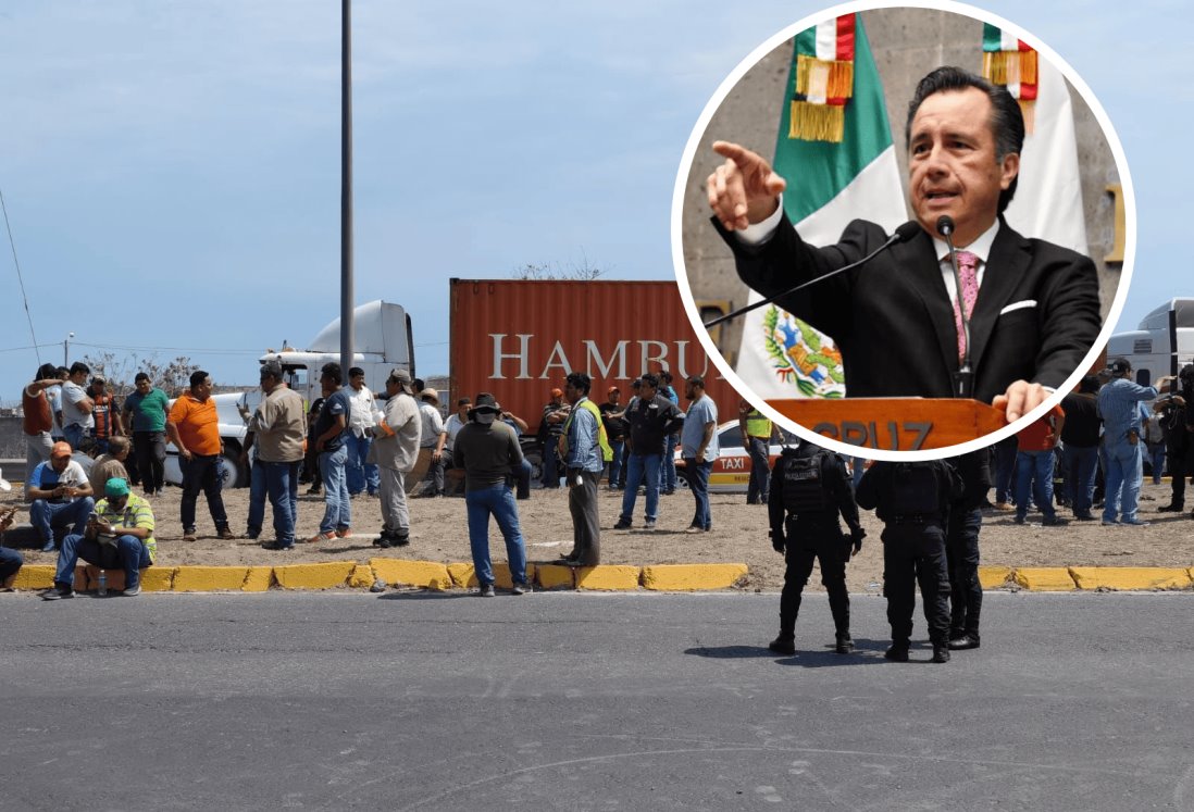 Enfrentarían los transportistas proceso penal por bloquear acceso al Puerto de Veracruz