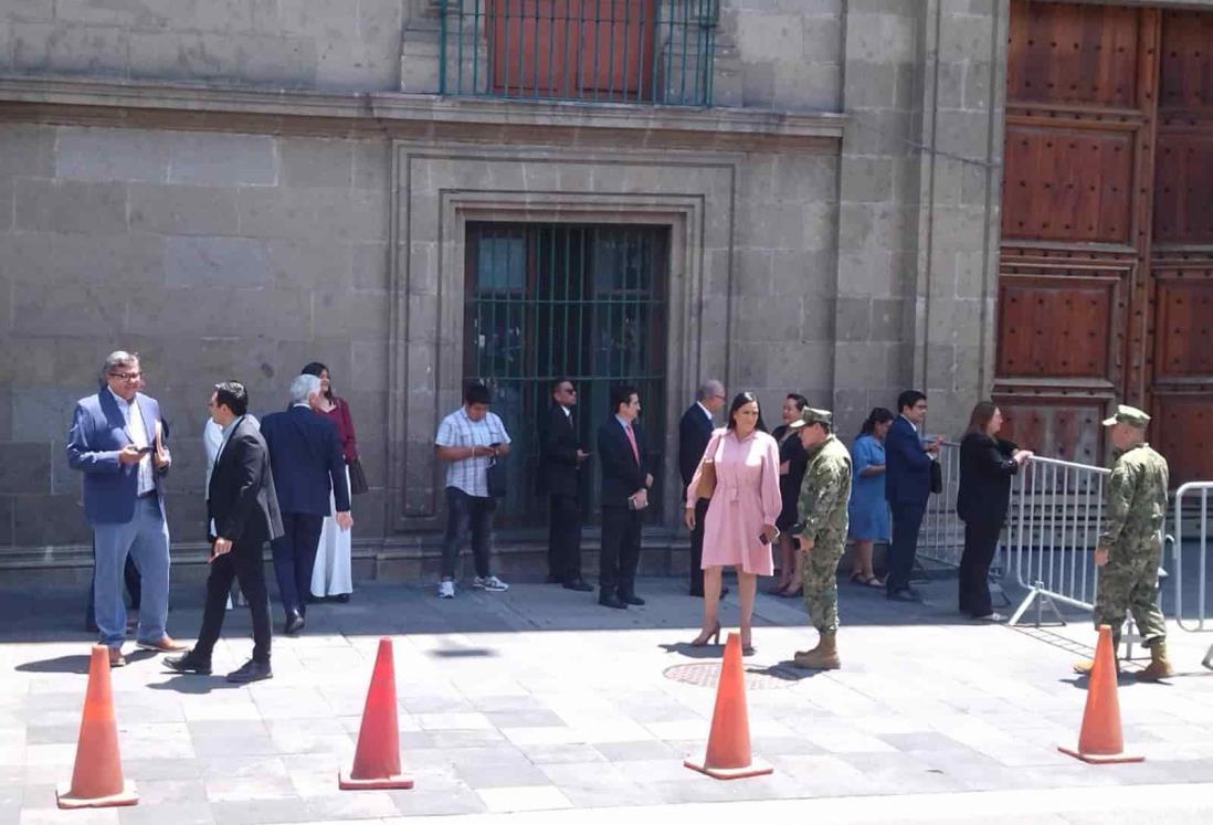AMLO se reúne con integrantes del gabinete legal y ampliado en Palacio Nacional