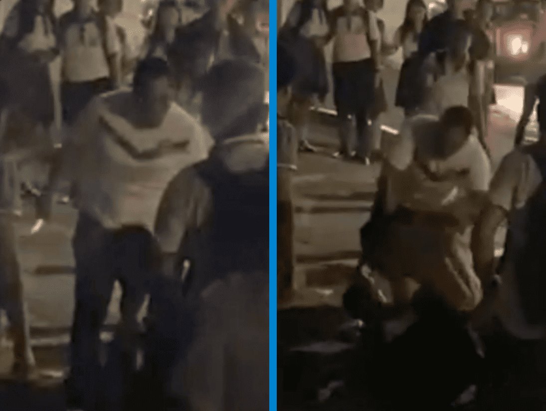 Papá de alumno del CBTIS pica al rival de su hijo durante una pelea en Veracruz | VIDEO