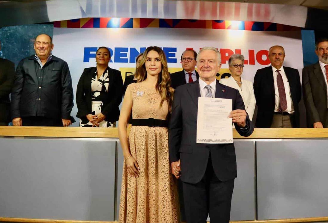 Santiago Creel se suma a carrera por candidatura del Frente Amplio