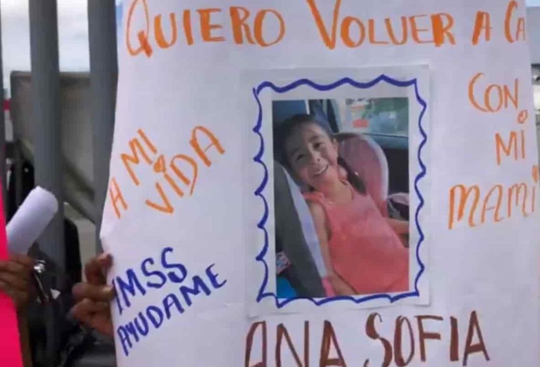 Ana Sofía de 6 años necesita cirugía urgente, piden ayuda al IMSS de Veracruz