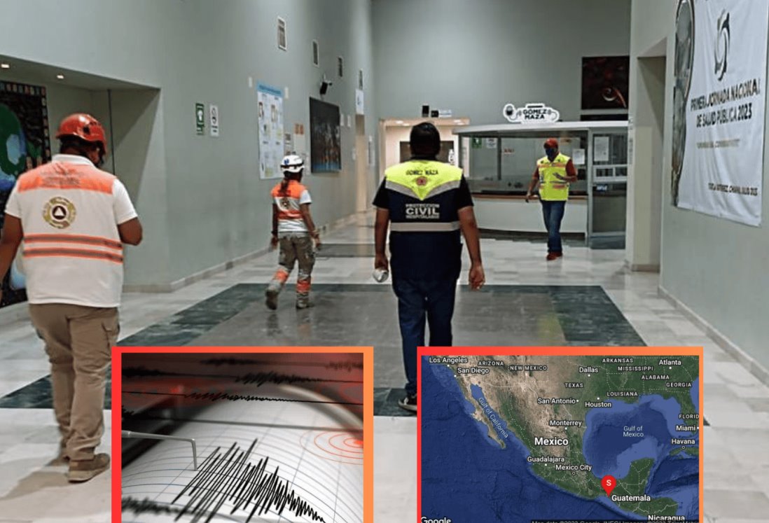 Sismo de magnitud 5.8 sacude al estado de Chiapas esta madrugada
