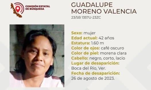 Desaparece mujer en Boca del Río y requiere de tratamiento médico