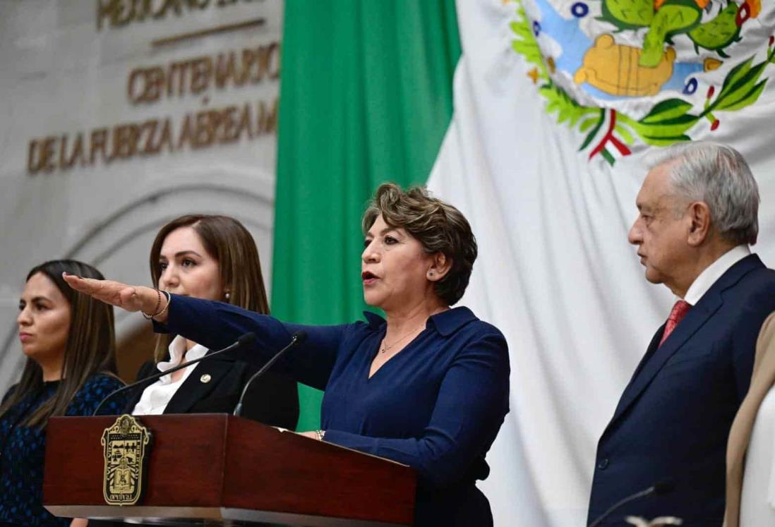 Delfina Gómez rinde protesta como gobernadora del Estado de México